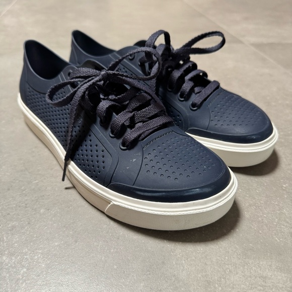 Crocs Citilane Roka Shoes. Men’s Size 10. Navy Blue & White. - Picture 3 of 5